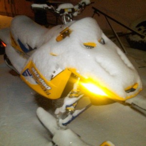 first snow fall of the year.