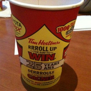 Ahhhh... Back in Canadia... Not a winner though.