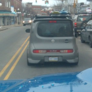 You know your ballin when you have a lowered body kitted cube with a fast p