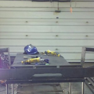 So close to done, but ran out of shielding gas. :frusty: