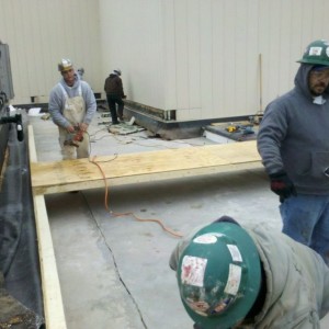 Temp roof