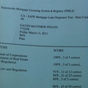 Woot! I can now originate mortgage loans in the State of CA!