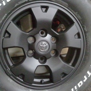 No taping off required! Plasti dip rocks!