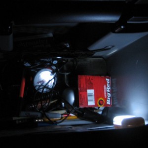 center console LED light