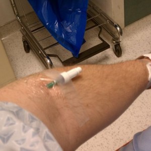 Blood work cam back with some weird stuff have to stay overnight in all ser