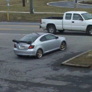 This POS has lambo doors?!?! Wtf???