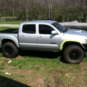 They fit. I can drive it now. But far from wheeling