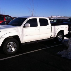 2008 white double cab long bed sport