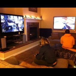 I'll raise you guys 2 60" !