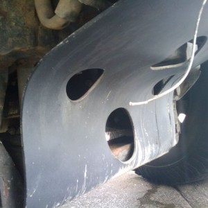 Is my skid plate bend?