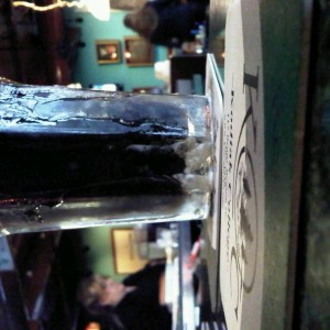 Guinness...frozen on the inside. Only for the bold