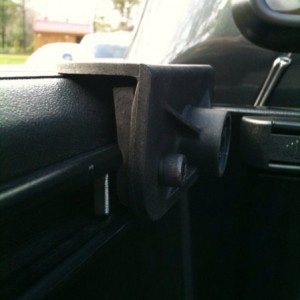 Custom mounts for the Thule bike rack