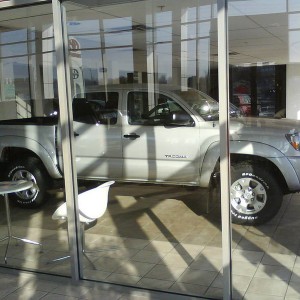 Taco in dealership jail