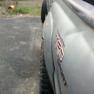 Custom fender flares
