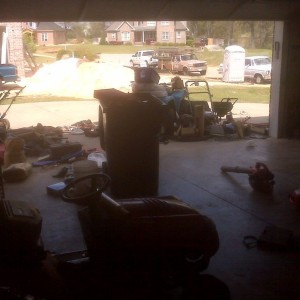 Garage was a complete mess so I cleaned it today....before