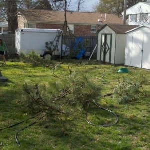 Damn twister came through last nite and reeped havoc