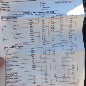 12-30-18 Alignment