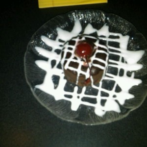 This is what the ladys at work made me this morning. My b-day is tomorrow. 