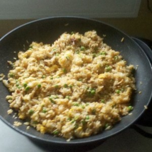 WOK@ work....fried rice anyone?