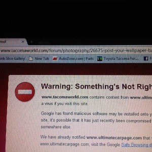 While browsing the desktop photo background thread this popped up. Happened