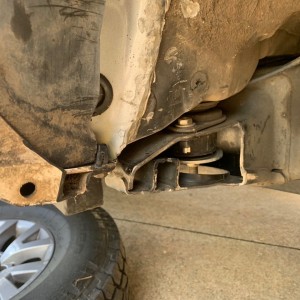Clean up cab mount