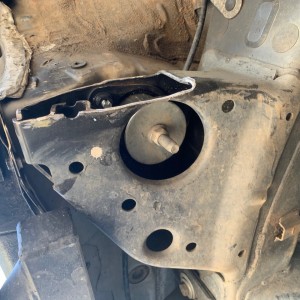 Clean up cab mount - bottom