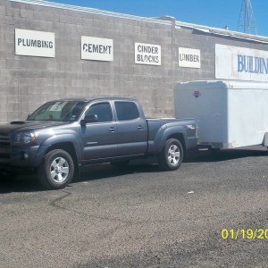 Moving across country with my loaded trailer