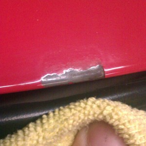 Bug Deflector Removal - Paint