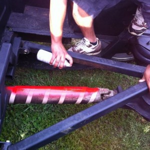 Candy Cain driveline mod in effect on a 63' dodge D100