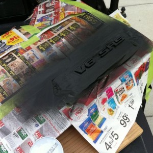 Finishing up the rear :D
