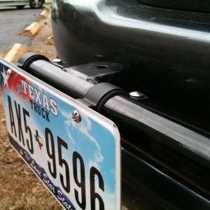 License plate holder