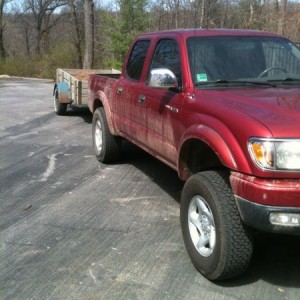 Did some pre running at the material and supply depot