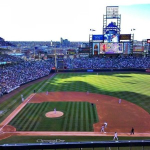 Rockies game 1st of the season! 78 degrees perfect day for a night game!