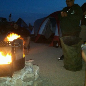 Out in the Mojave desert with some cool peeps.