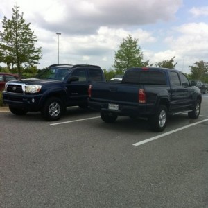 Couldn't resist parking next to my taco's brother. Me on the righ