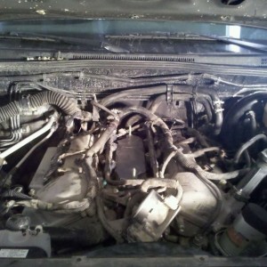 In middle of installing TRD Supercharger ....