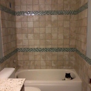 almost done with the bathroom