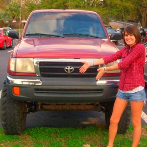 The truck and I.