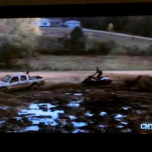 Lol gotta love rednecks pulling a jetski in the mud! At least he is driving