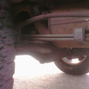 Rear lift with 2" AAL / Timbrens