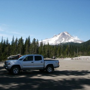 My then new Tacoma and Mt. Hood, summer 2006.