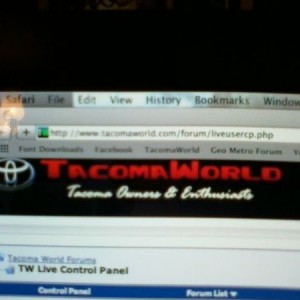 Bored! Tacomaworld ftw
