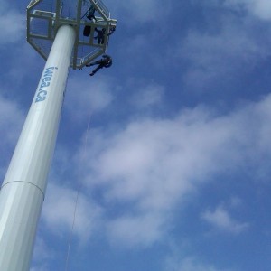 Wind turbine training. Can't beat it. Sent wirelessly from my BlackBer