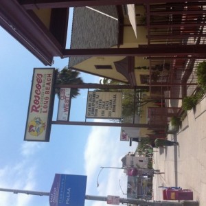 Lunch at roscoes.