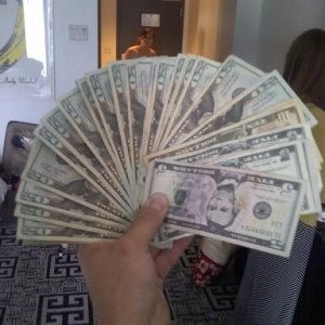five hundred on red!