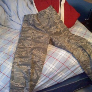 new ABU pants.