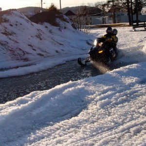 ski-doo skipping