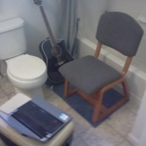my makeshift recording studio lol. the acoustics are great!