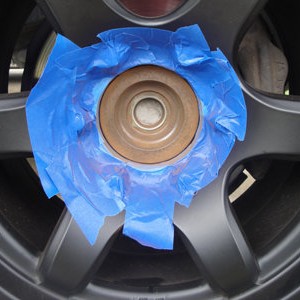 Hub prior to paint