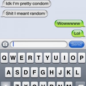 Auto correct fail..